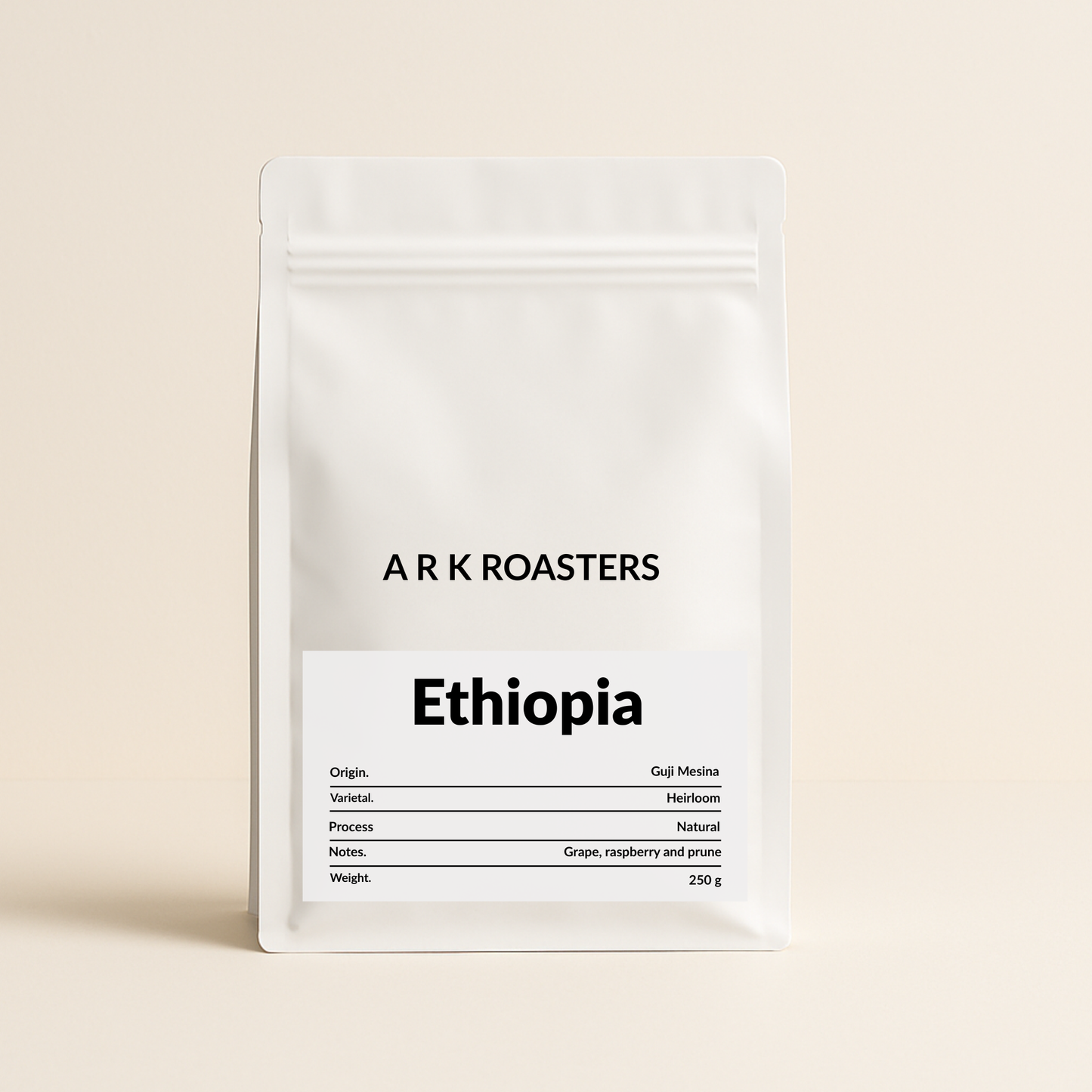 Ethiopia Guji Mesina 250 grams
