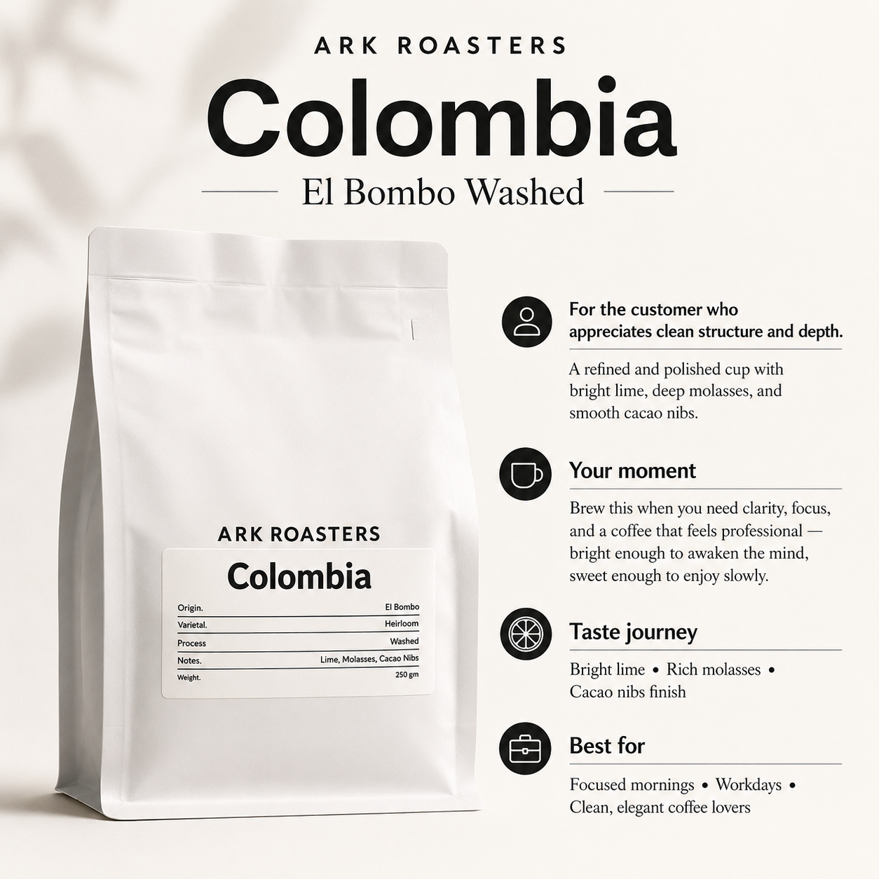 Colombia El Bombo 250gm