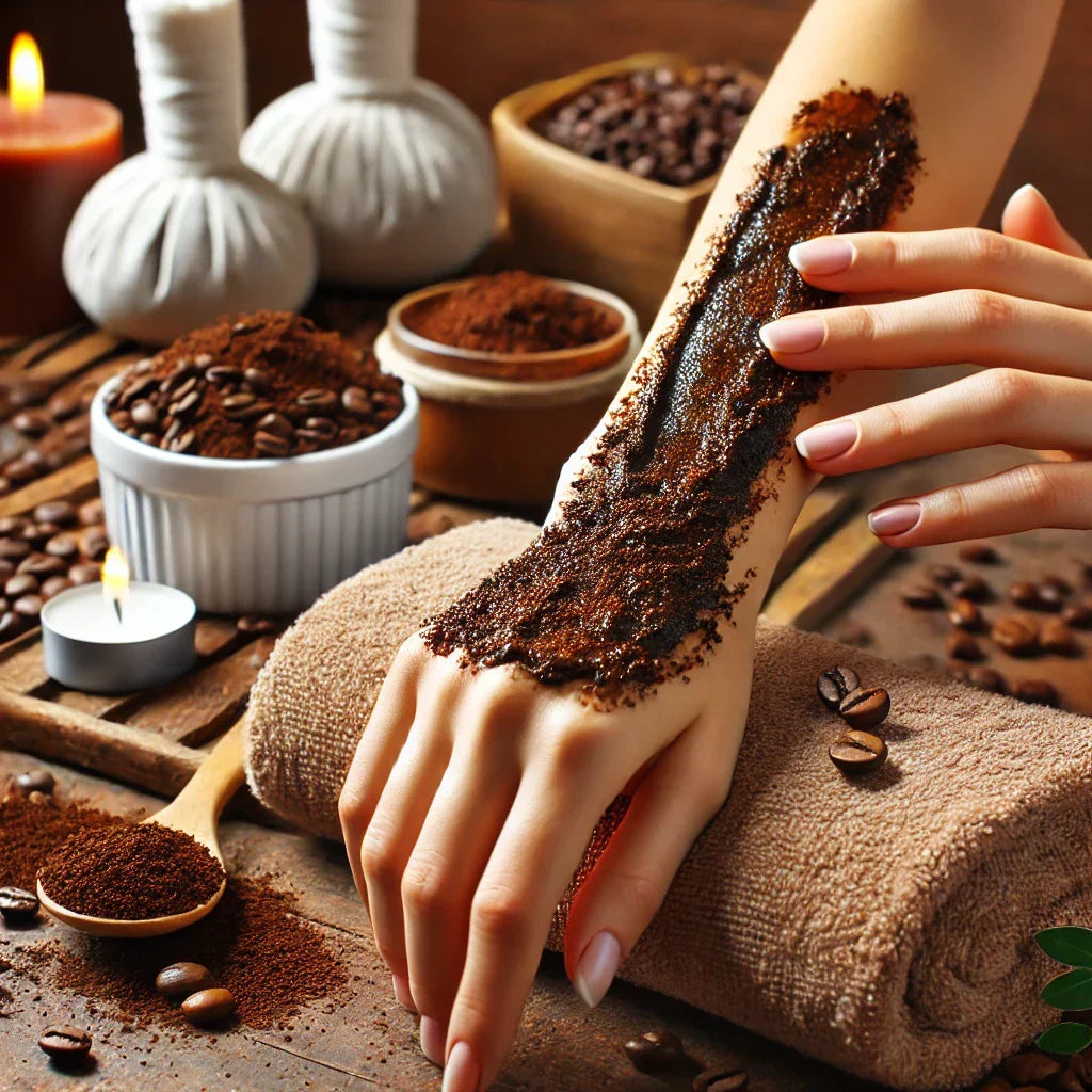 Used coffee grounds repurposed through A R K Recycle