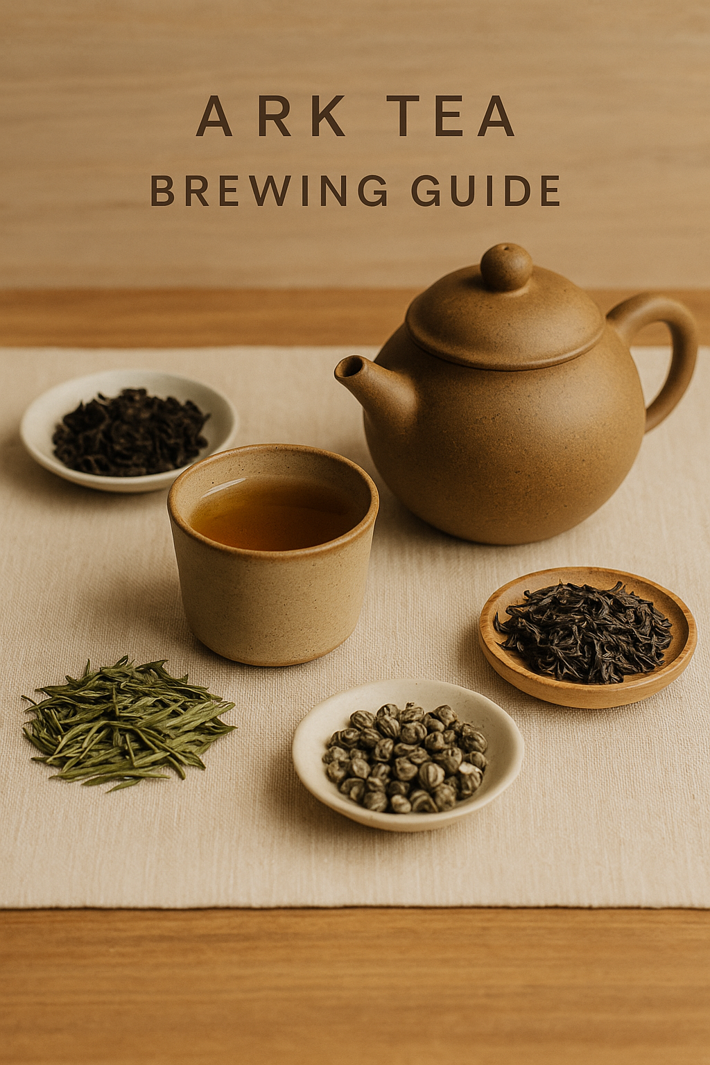 A R K Tea collection and brewing guide