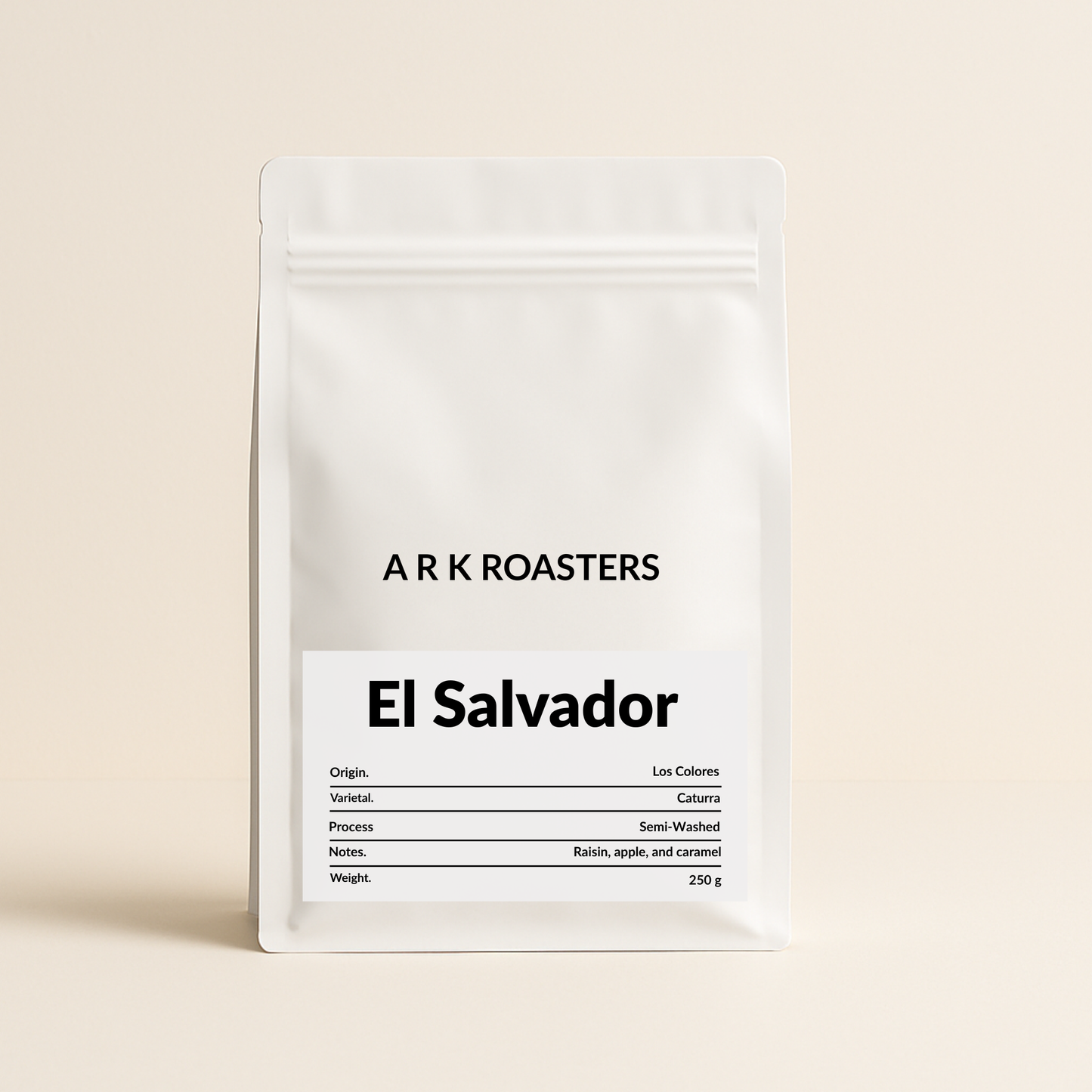 El Salvador Los Colores 250 grams