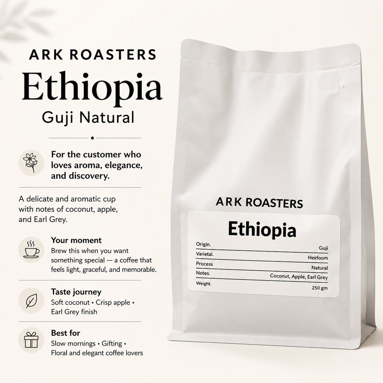 Ethiopia Guji 250gm