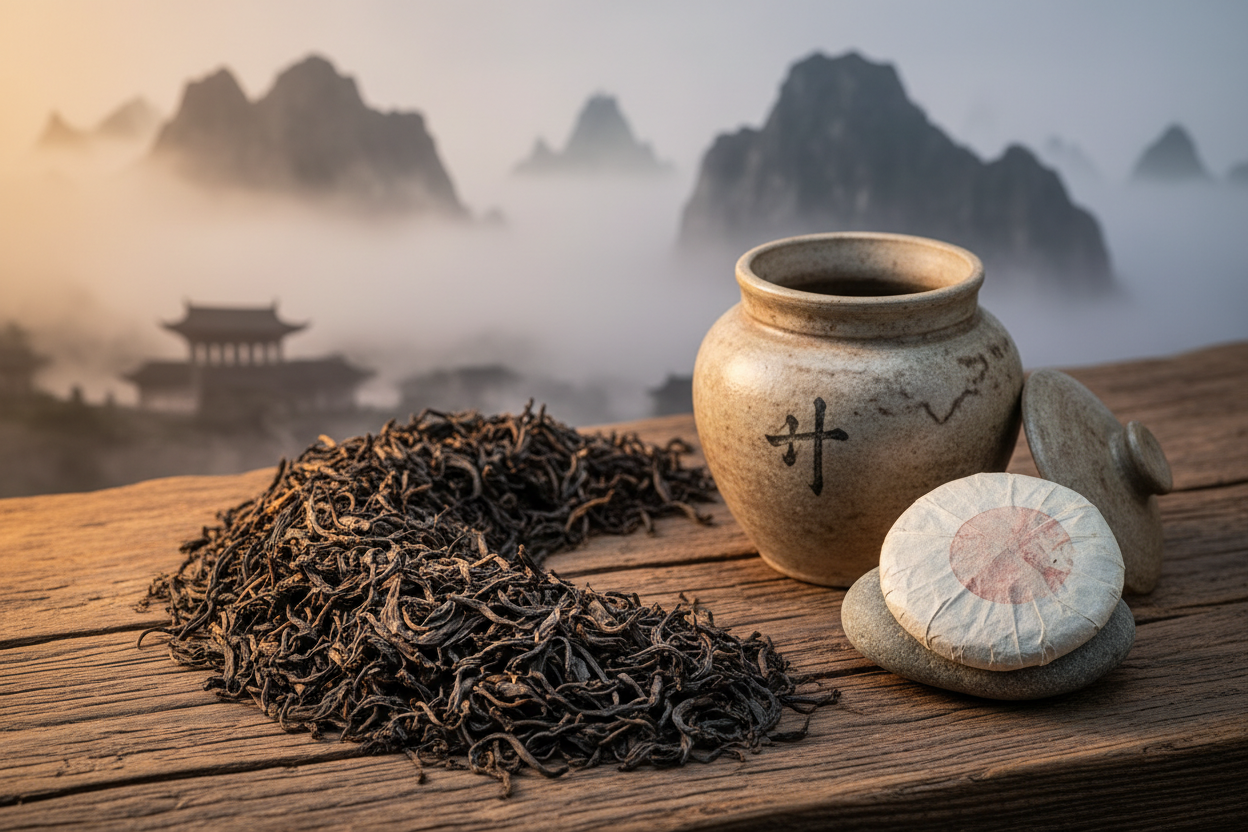 Iceland Peak

Dark Tea – Ripe Pu’er | Yunnan, China

From Bingdao’s legendary “Iceland” village, this 10-year-aged ripe Pu’er unveils a smooth, earthy profile with quiet complexity and calming depth.
